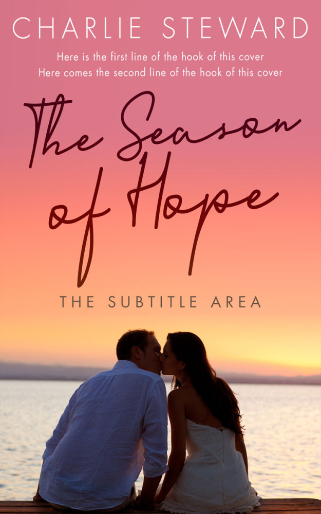 Front view of Tonys Pink #21264 - Premade Romance Book Cover