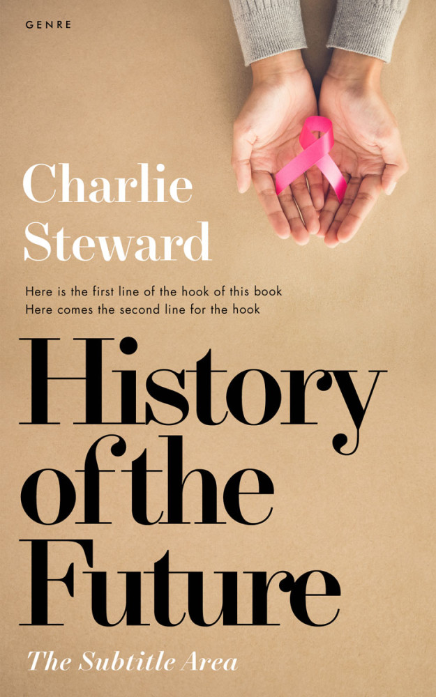 Front view of Tan #21304 - Premade Health & Mind & Body Book Cover