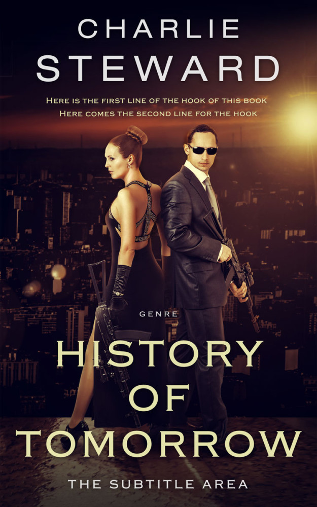 Front view of Gondola #21321 - Premade Mystery & Thriller & Suspense Book Cover