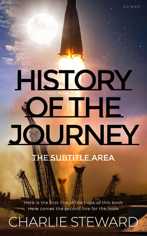 Front view of Brandy Rose #21332 - Premade Science Fiction Book Cover