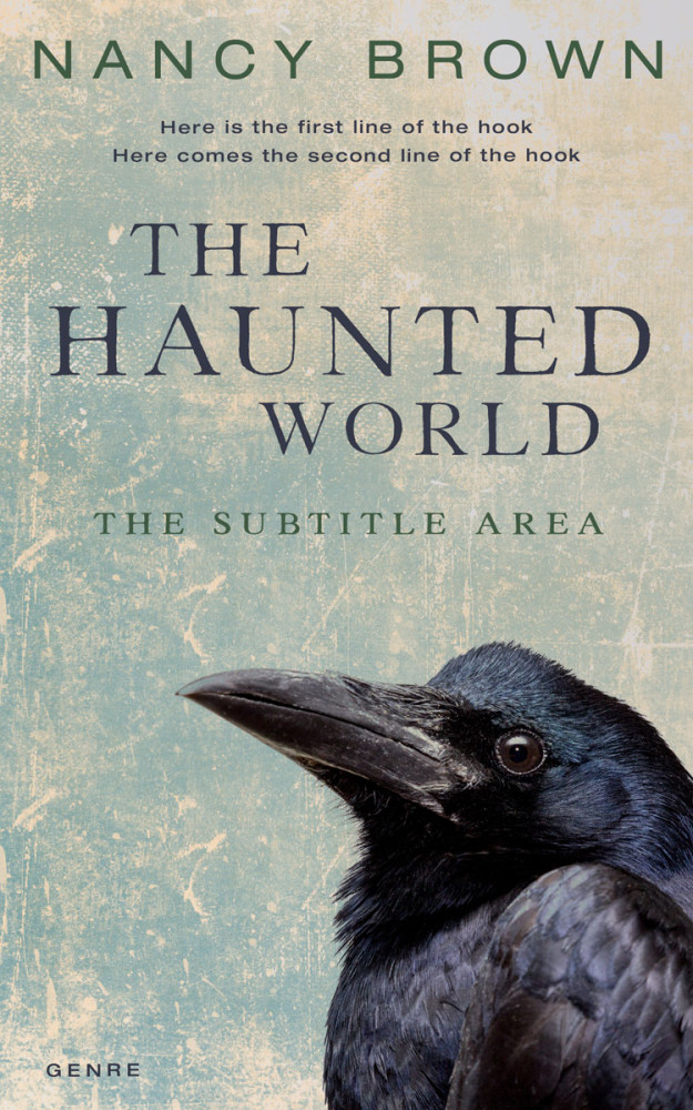 Front view of Green Spring #21423 - Premade Horror Book Cover