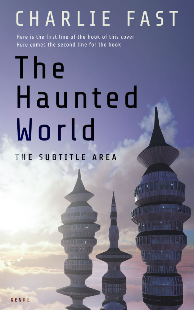 Front view of Storm Gray #21435 - Premade Science Fiction Book Cover