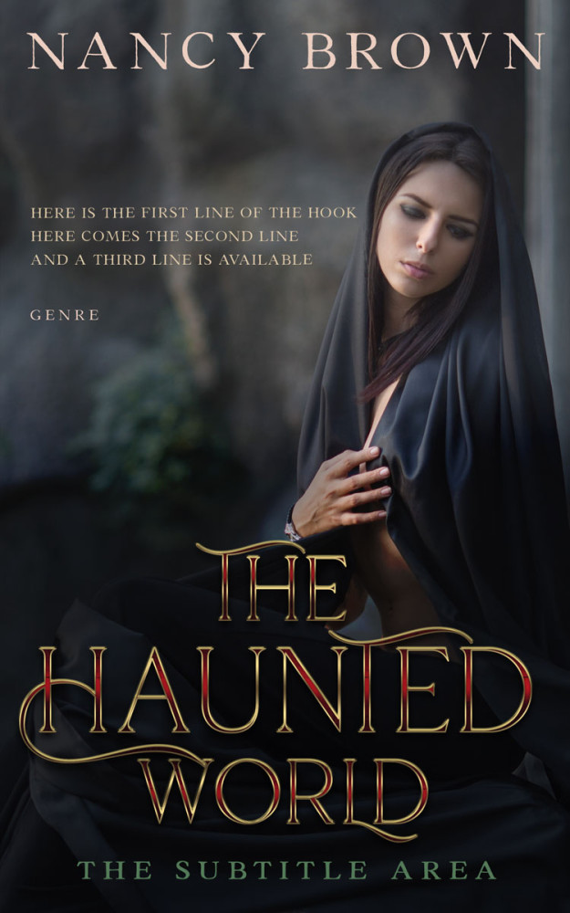 Front view of Shark #21443 - Premade Fantasy Book Cover