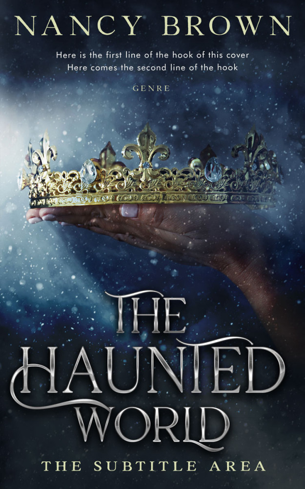 Front view of Ebony Clay #21449 - Premade Fantasy Book Cover