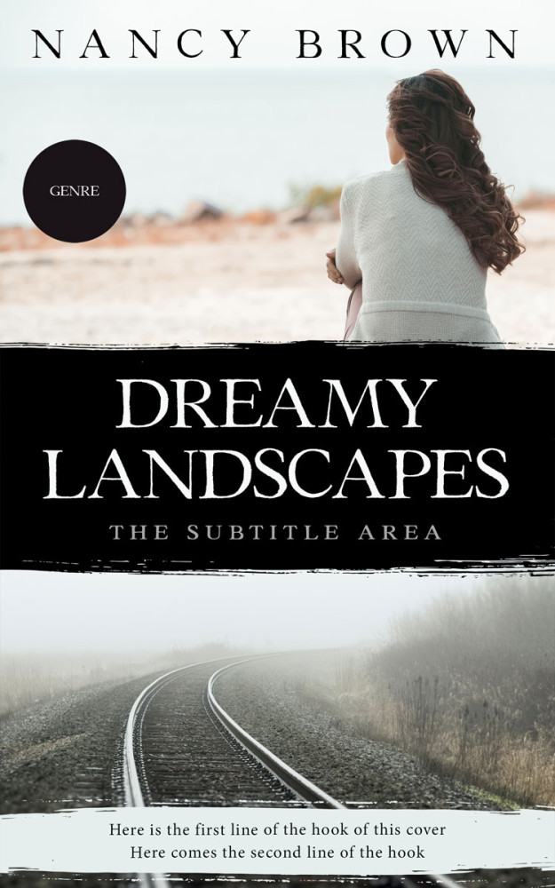 Front view of Cod Gray #21474 - Premade Travel Book Cover