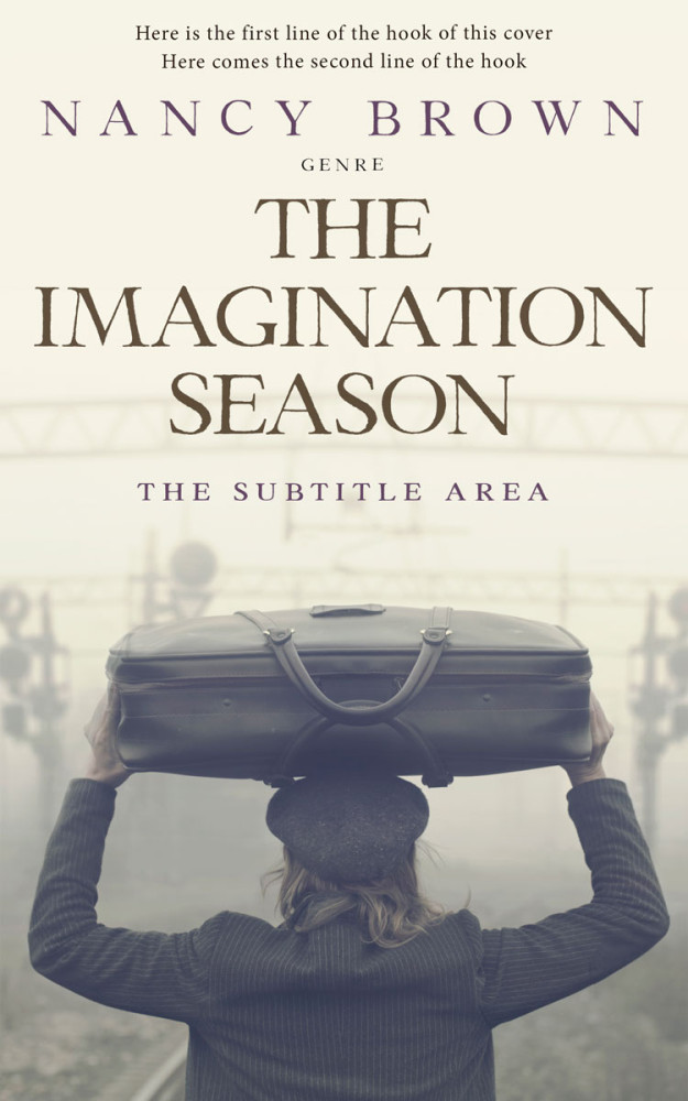 Front view of Trout #21493 - Premade Abstract Book Cover