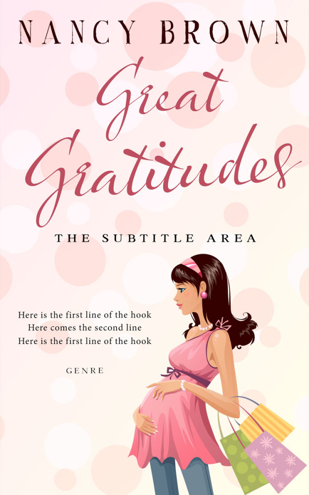 Front view of Linen #21500 - Premade Romance Book Cover