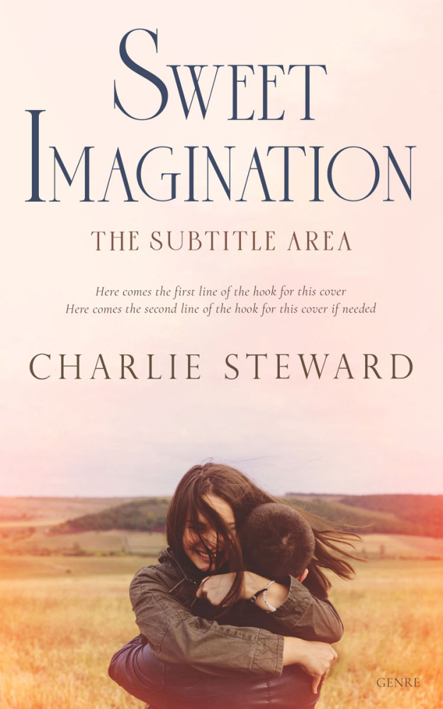 Front view of Leather #21508 - Premade Romance Book Cover