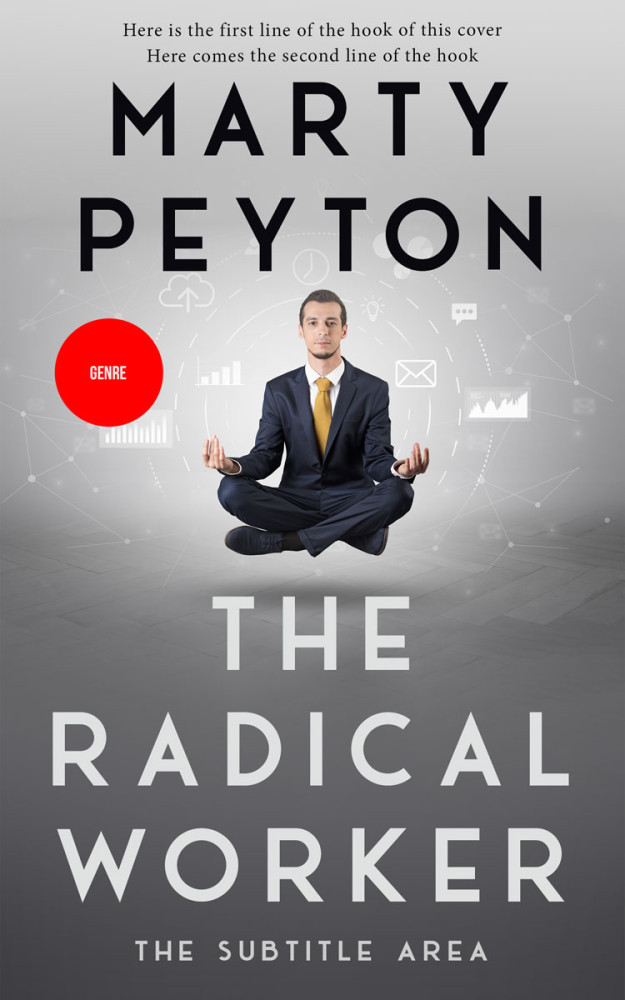 Front view of Pale Slate #21525 - Premade Self-Improvement & Self-Help Book Cover