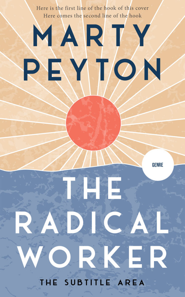 Front view of Silver Rust #21546 - Premade Abstract Book Cover