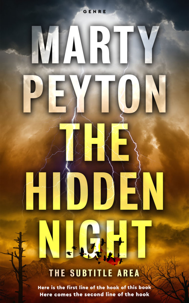 Front view of Dallas #21596 - Premade Apocalyptica Book Cover