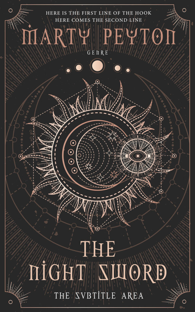 Front view of Dune #21644 - Premade Fantasy Book Cover