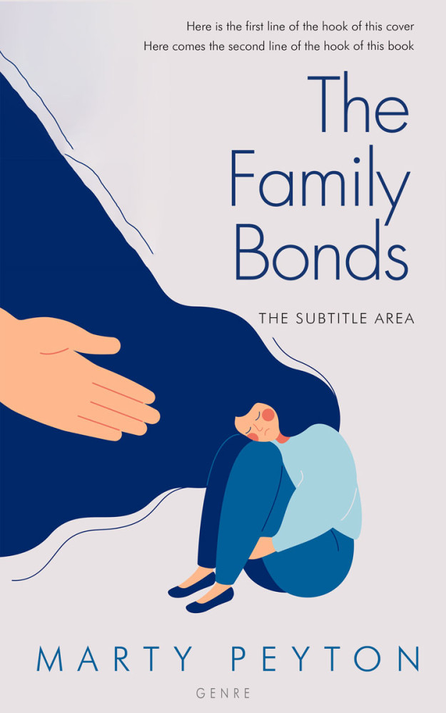 Front view of Catalina Blue #21675 - Premade Health & Mind & Body Book Cover