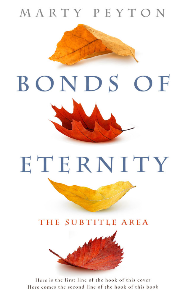 Front view of Stark White #21733 - Premade Nature Book Cover