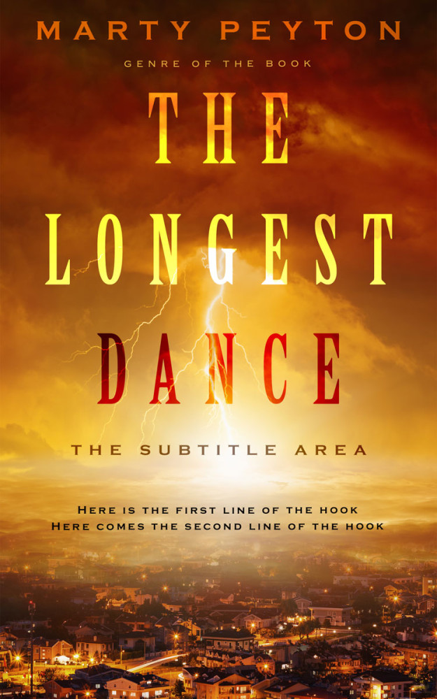 Front view of Copper Canyon #21754 - Premade Apocalyptica Book Cover