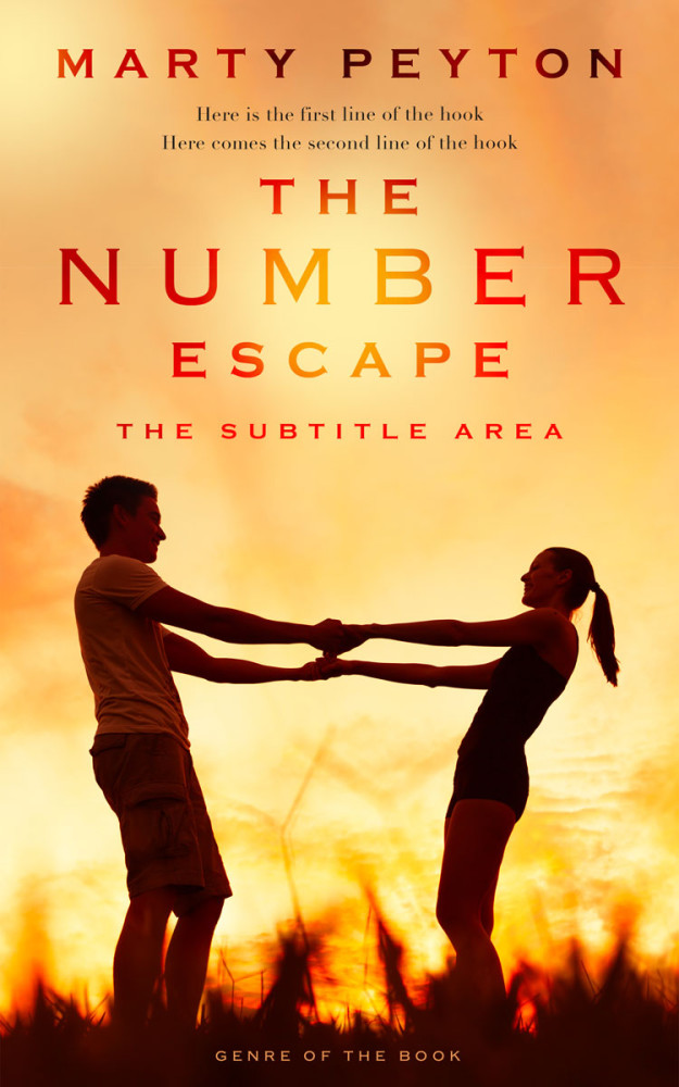 Front view of Goldenrod #21769 - Premade Romance Book Cover