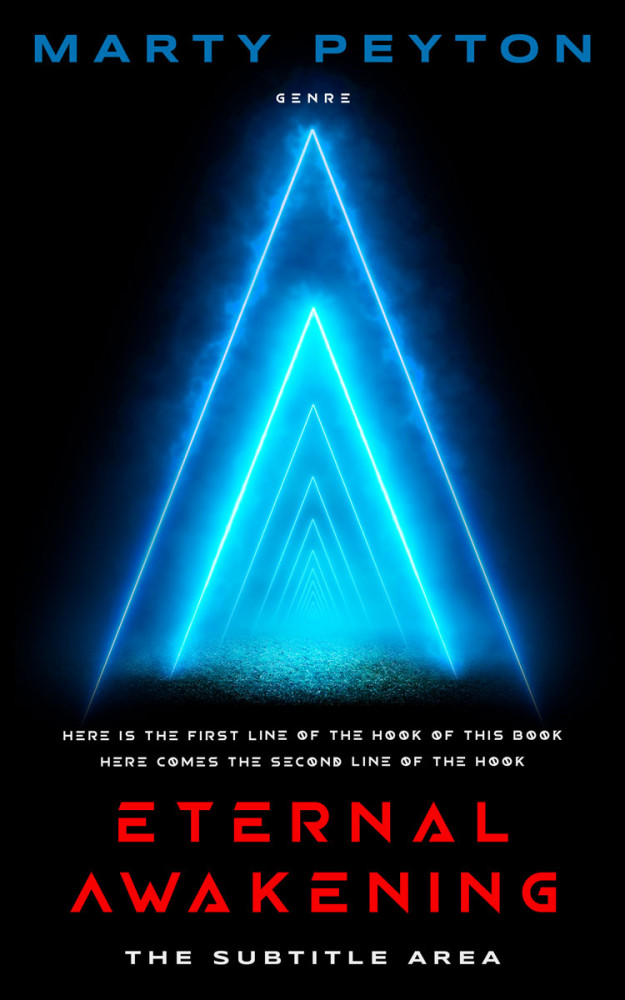 Front view of Ebony #21786 - Premade Science Fiction Book Cover