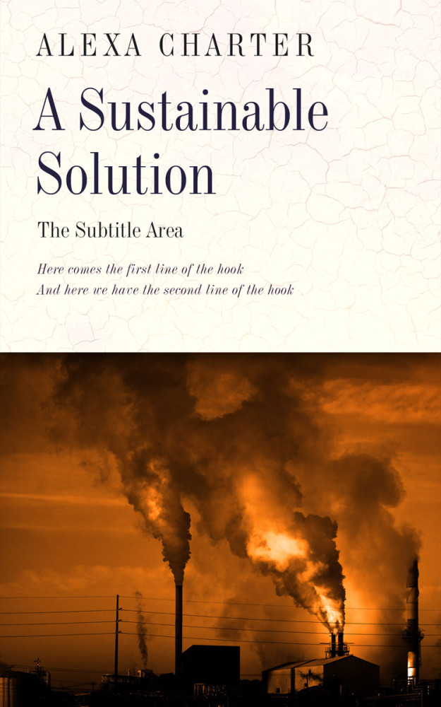 Front view of Merino #21912 - Premade Apocalyptica Book Cover