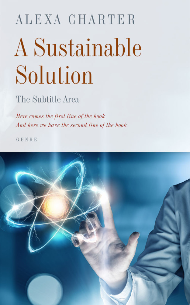 Front view of Geyser #21919 - Premade Science & Nature Book Cover