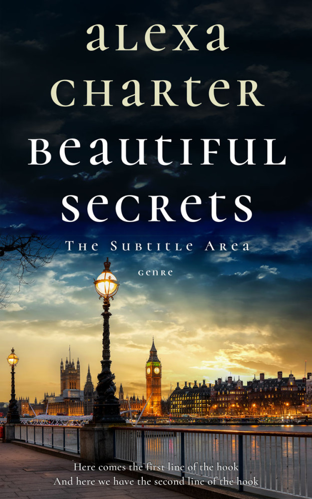 Front view of Sorrell Brown #22049 - Premade Literary Fiction Book Cover