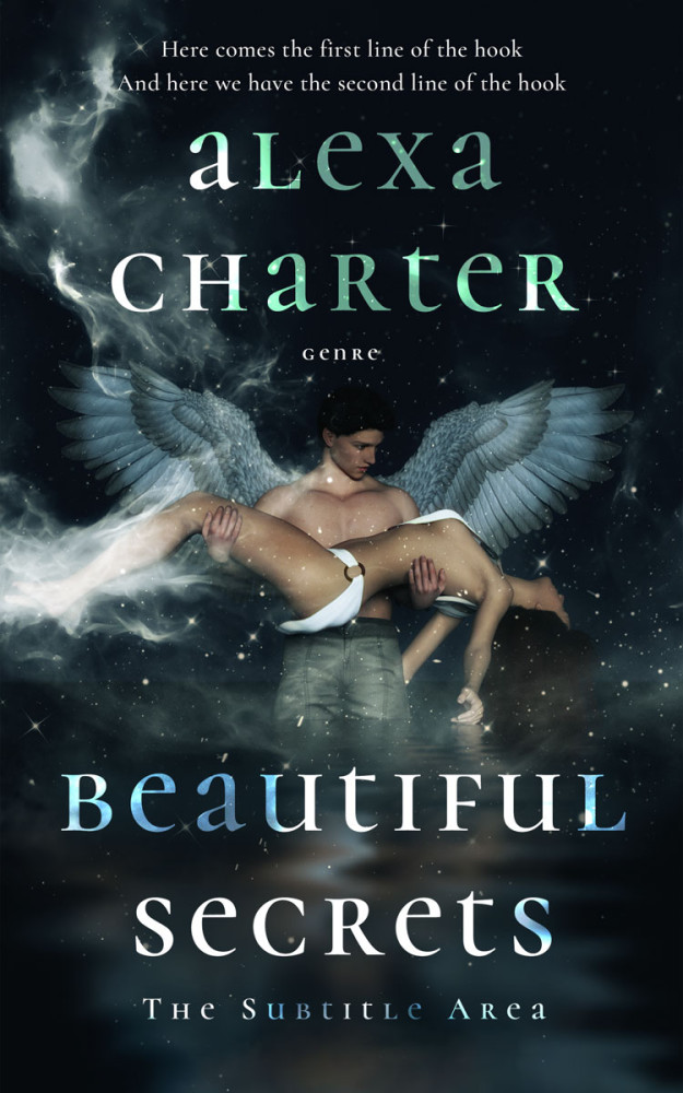 Front view of Bunker #22052 - Premade Fantasy Book Cover