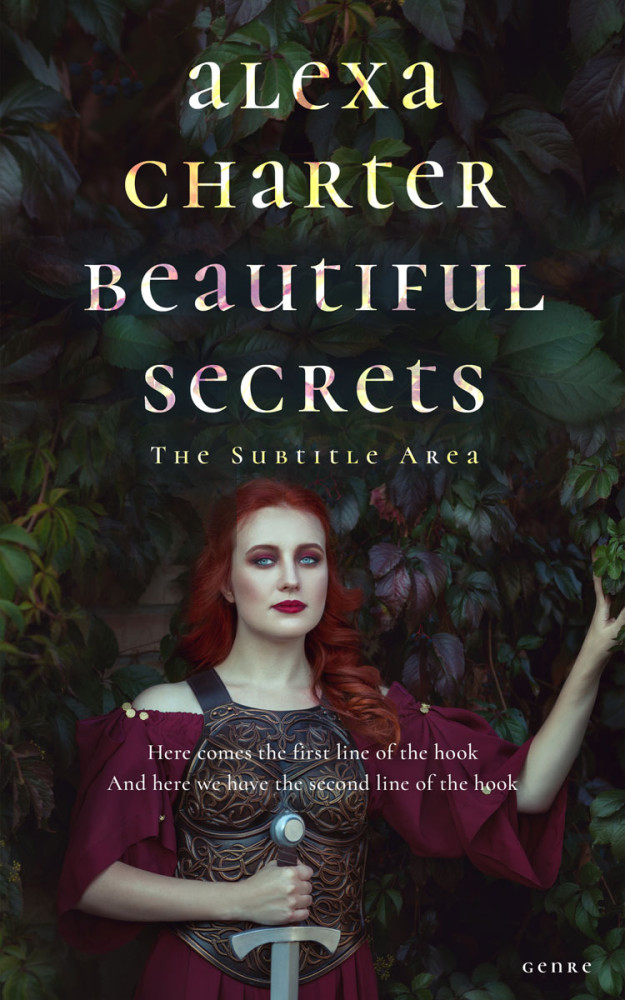 Front view of Dune #22054 - Premade Fantasy Book Cover