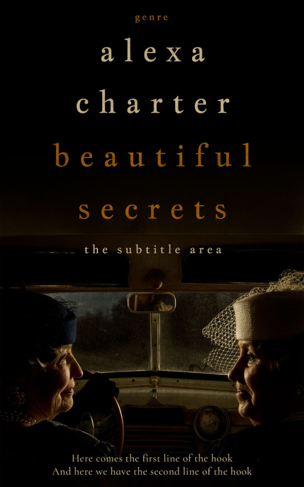 Front view of Night Rider #22063 - Premade Historical Book Cover