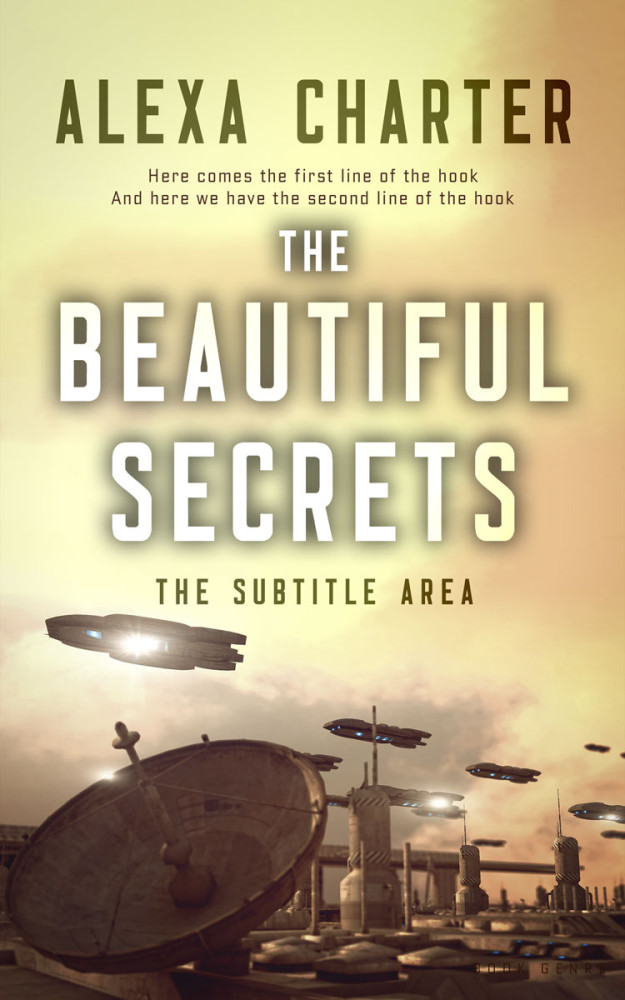 Front view of Sapling #22139 - Premade Science Fiction Book Cover