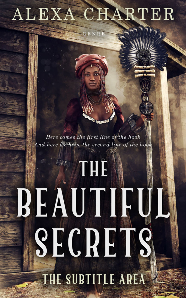 Front view of Coral Reef #22159 - Premade Fantasy Book Cover