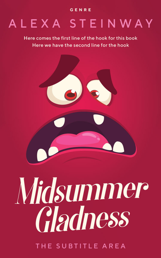 Front view of Cardinal #22244 - Premade Children's Book Cover