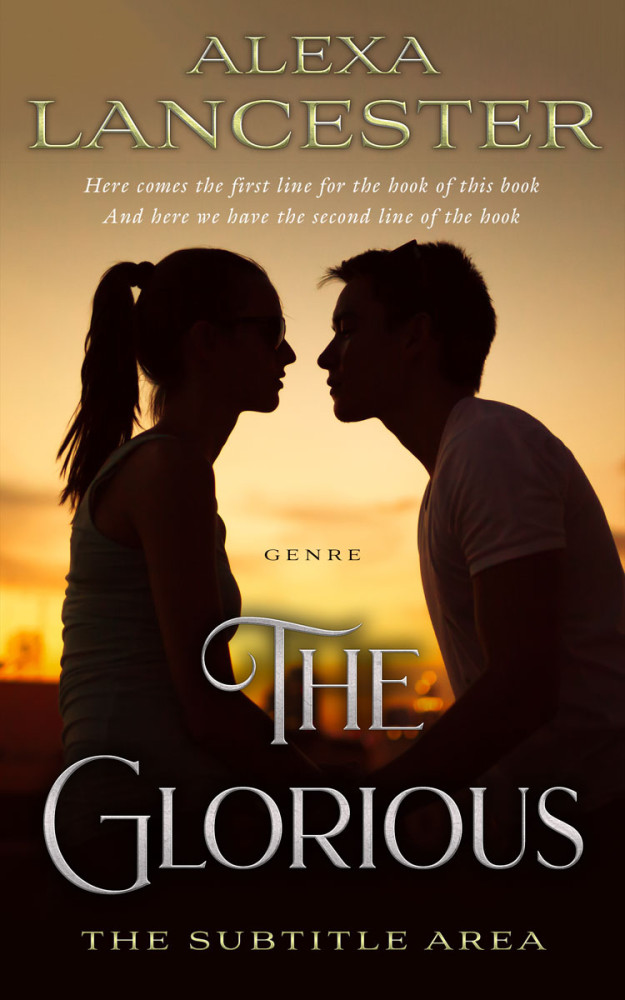 Front view of Eclipse #22266 - Premade Romance Book Cover