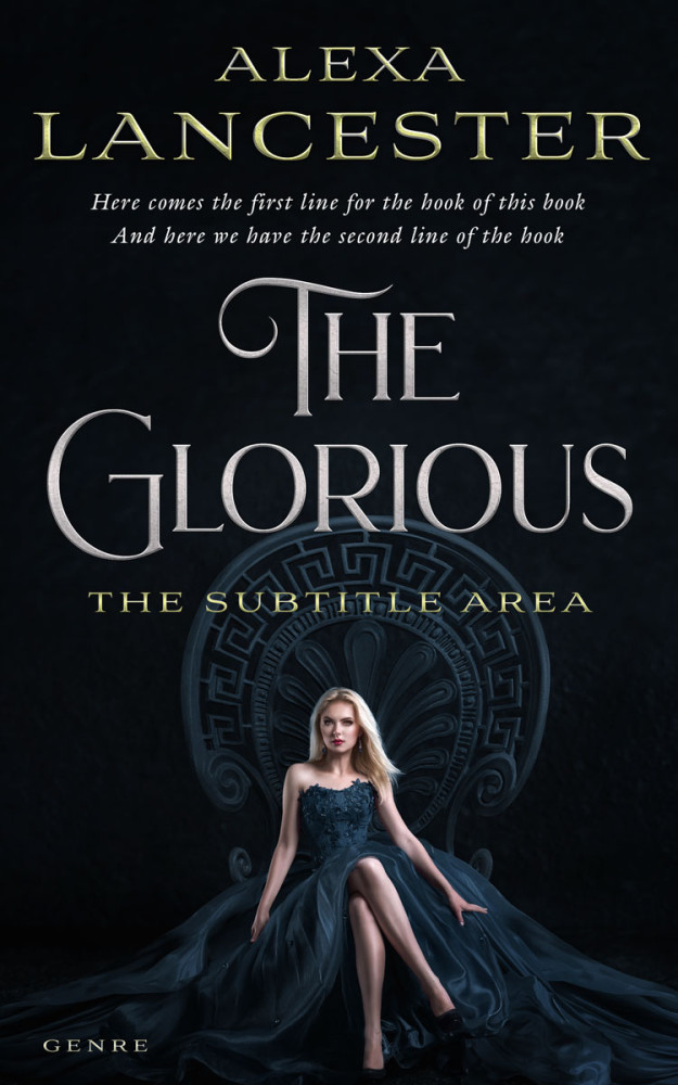 Front view of Bunker #22284 - Premade Fantasy Book Cover