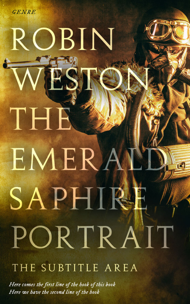 Front view of Mikado #22453 - Premade Apocalyptica Book Cover