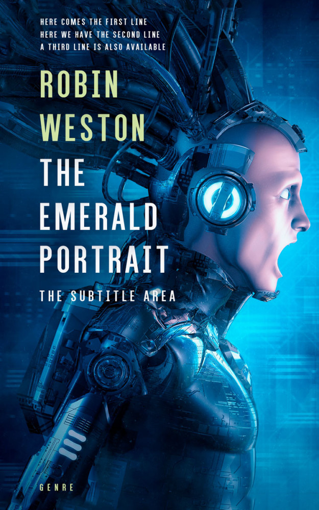 Front view of Tangaroa #22499 - Premade Science Fiction Book Cover