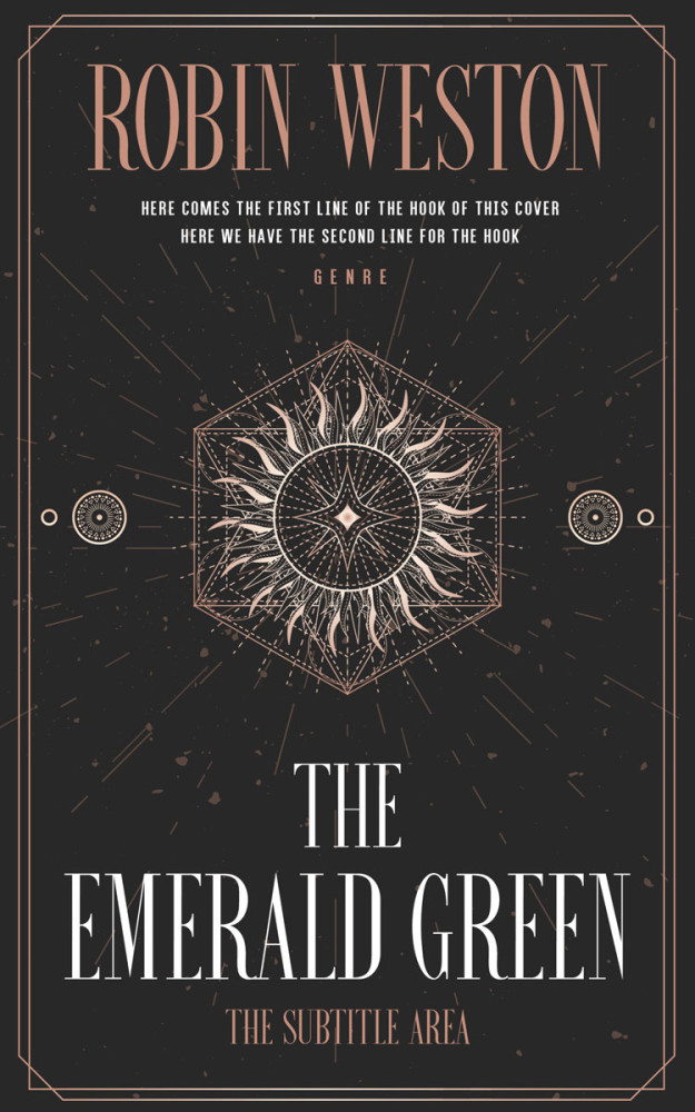 Front view of Mine Shaft #22516 - Premade Fantasy Book Cover | BookCoverZone