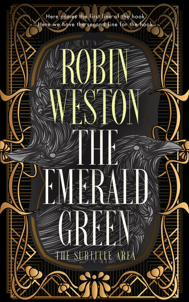 Front view of Cod Gray #22529 - Premade Fantasy Book Cover