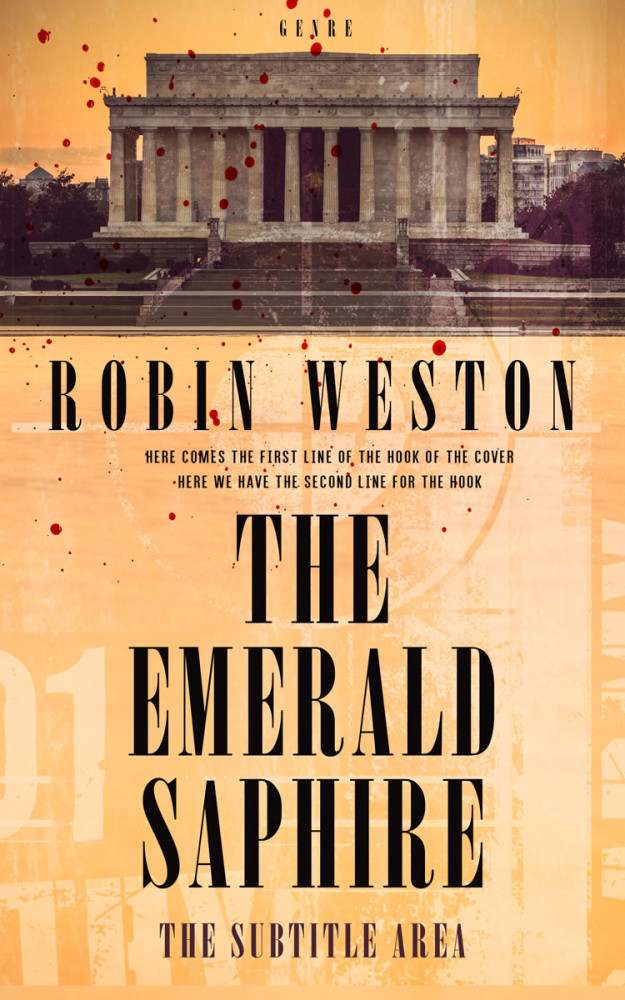 Front view of Manhattan #22574 - Premade Mystery & Thriller & Suspense Book Cover