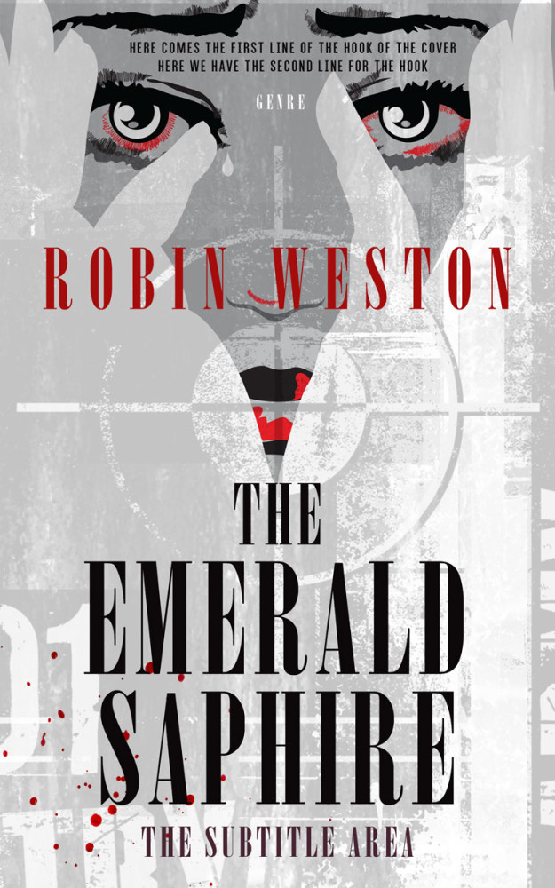 Front view of Silver #22575 - Premade Mystery & Thriller & Suspense Book Cover