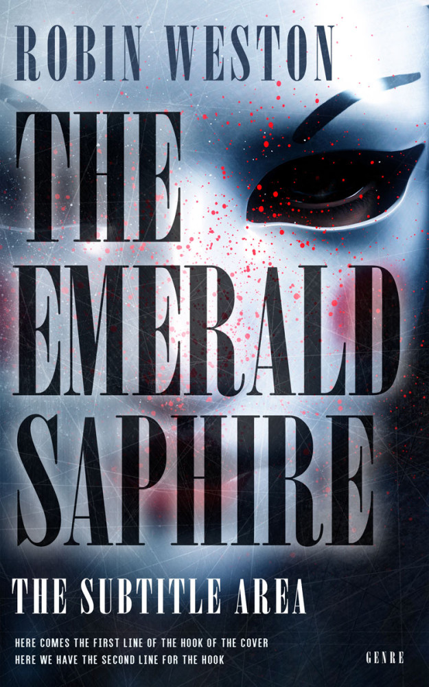 Front view of Mischka #22588 - Premade Horror Book Cover