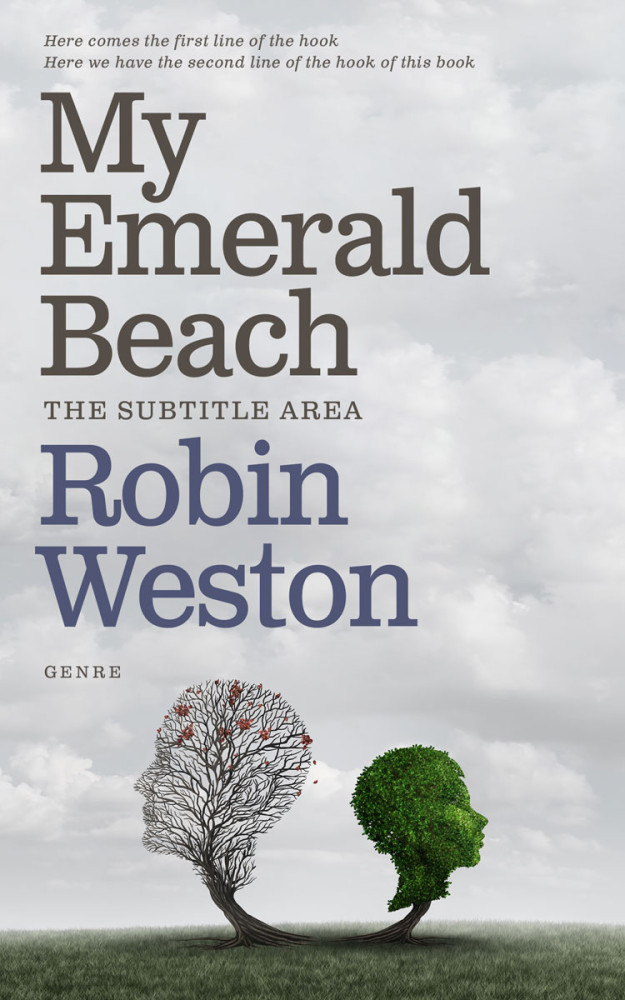 Front view of Iron #22643 - Premade Apocalyptica Book Cover