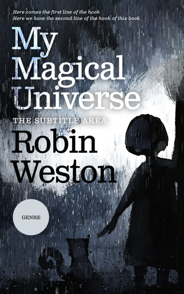 Front view of Shark #22652 - Premade Teen & Young Adult Book Cover