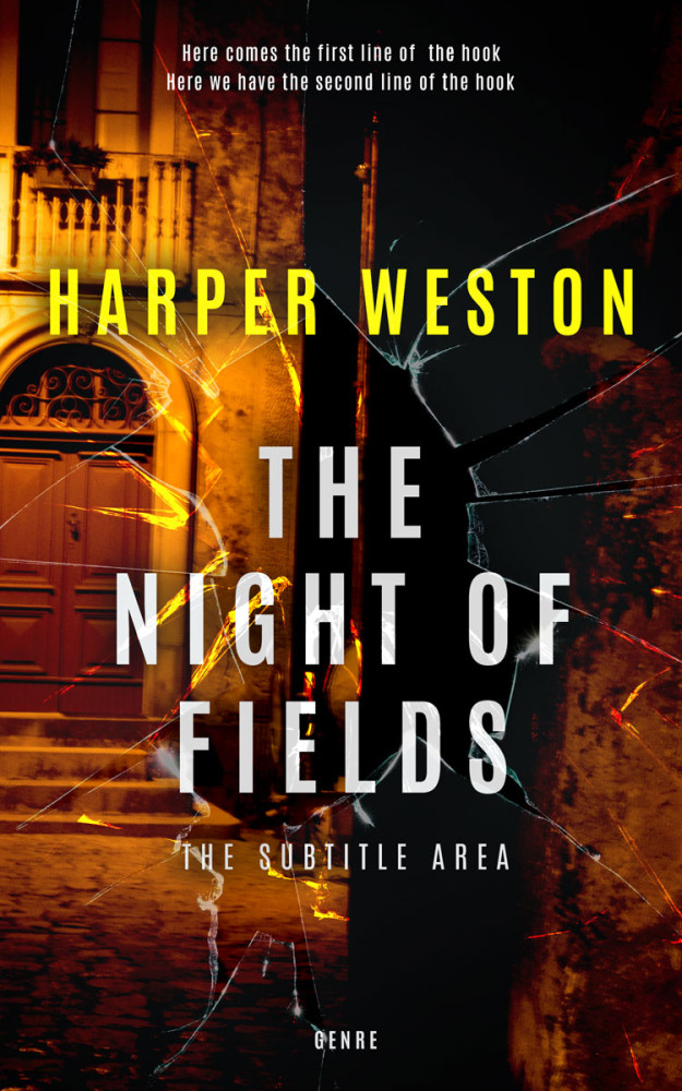 Front view of Old Gold #22707 - Premade Mystery & Thriller & Suspense Book Cover