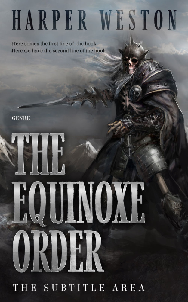 Front view of Mine Shaft #22765 - Premade Fantasy Book Cover