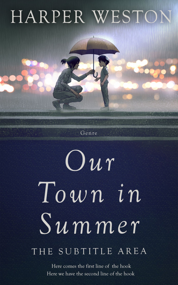 Front view of Ebony Clay #22802 - Premade Family & Parenting Book Cover