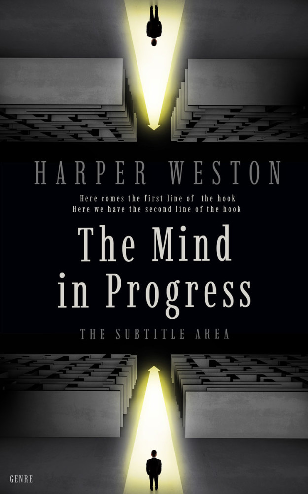 Front view of Cod Gray #22805 - Premade Self-Improvement & Self-Help Book Cover