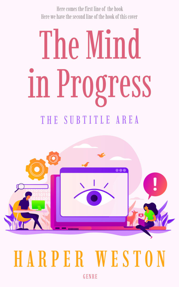 Front view of Amour #22816 - Premade Business Book Cover