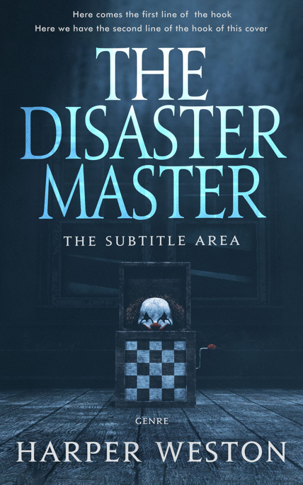 Front view of Blue Dianne #22834 - Premade Mystery & Thriller & Suspense Book Cover