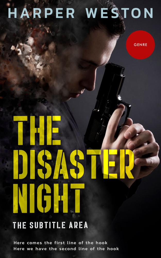 Front view of Cod Gray #22854 - Premade Mystery & Thriller & Suspense Book Cover