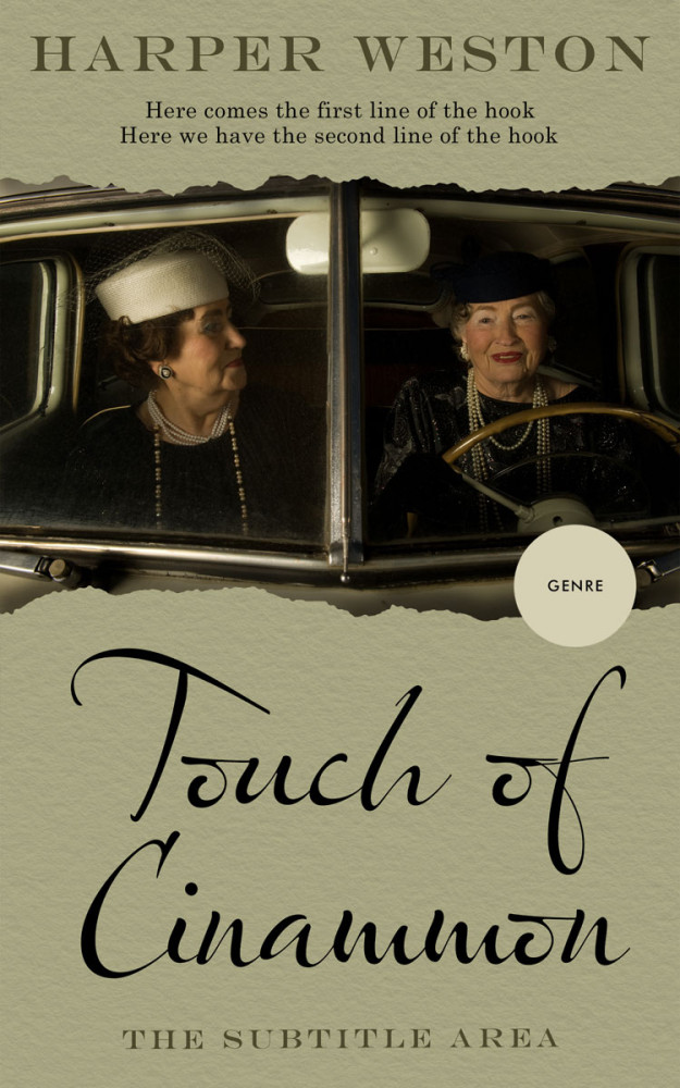 Front view of Hillary #22893 - Premade Literary Fiction Book Cover