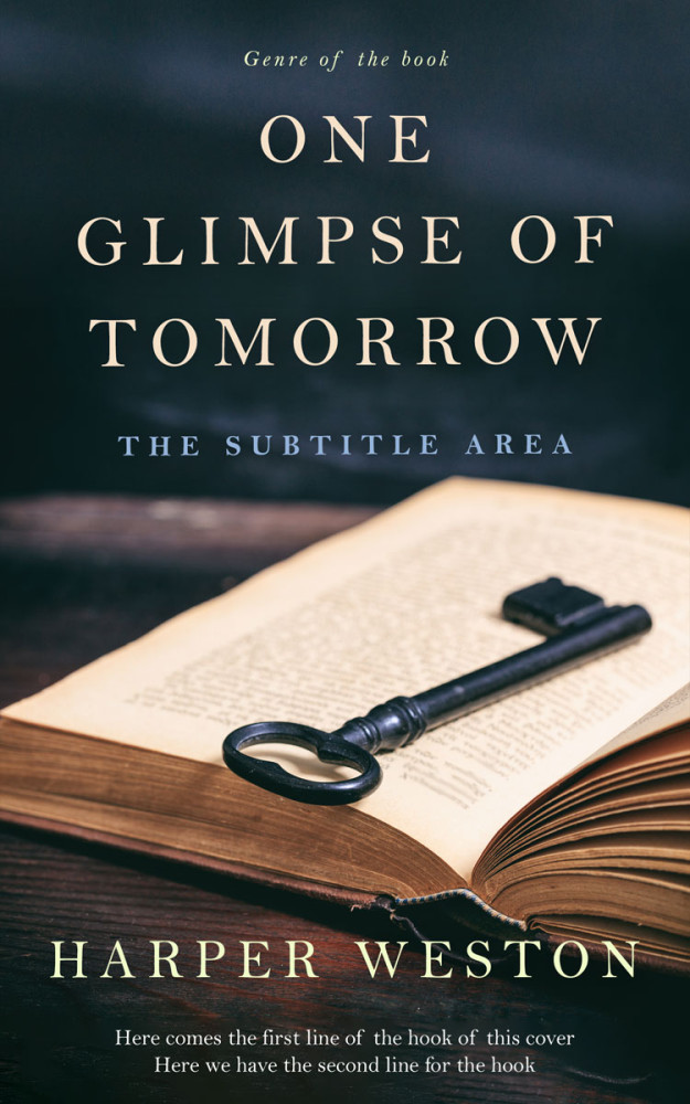 Front view of Stark White #22926 - Premade Religion & Spirituality Book Cover